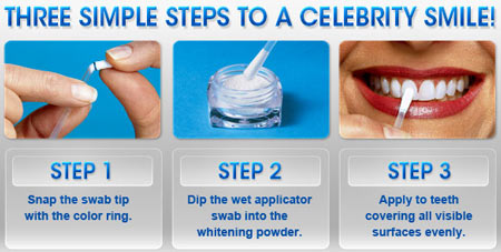 Steps to teeth whitening
